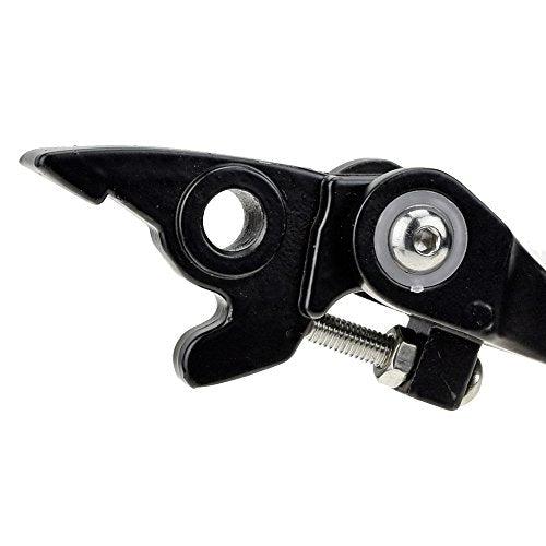 HIAORS Black Chrome Clutch Brake Lever for 22mm 7/8 inch Handlebar 110cc 125cc 140cc TTR 125cc SSR Xmotos Apollo 125 Pit Dirt Bike Motorcycle - color: Black