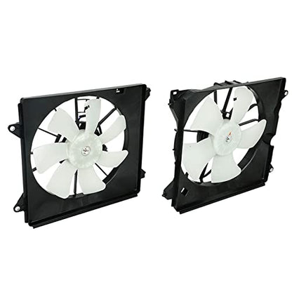 Pack of 2 Radiator Cooling Fan Assembly Compatible with Accord 2013-2017 - style: Accord 2013-2017