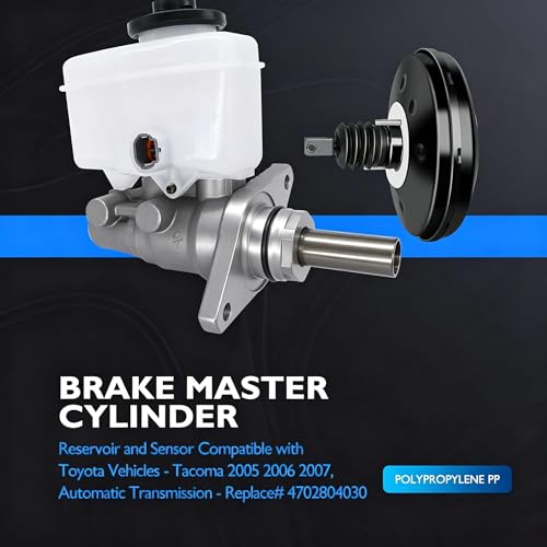 HiSport 4702804030 Brake Master Cylinder with Reservoir and Sensor - size: OE# 4702804030