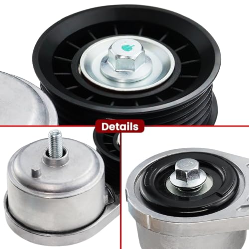 Belt Tensioner Assembly with Pulley for:-Chevy for:-GMC Silverado - size: 38103