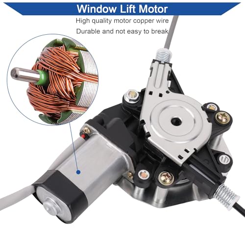 Obaee Front Left Driver Side Power Window Lift Regulator with Motor Assembly Compatible with Chevy Impala 2006-2013 & Chevrolet Impala Limited 2014-2015 Replace OE 748-172 - size: Front Left Driver Side