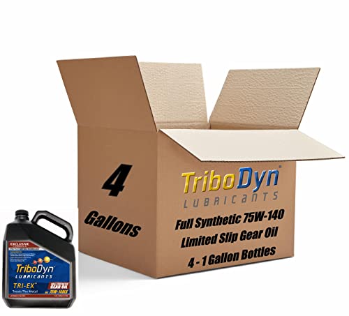 75W-140 Limited Slip Gear Oil with Friction Modifier - 4 Gallons - color: 75W-140, size: 4 Gallon Case