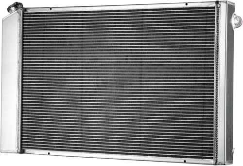 CC716 4 Row Aluminum Radiator Compatible With Chevy C10 C20 C30 K10 K20 K30 GMC C2500 5.7L 1973-1987 74 74 75 76 77 78 4 Row Core radiators
