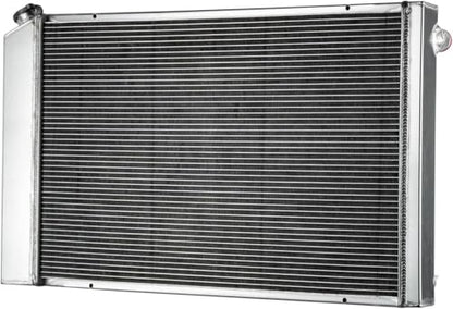 CC716 4 Row Aluminum Radiator Compatible With Chevy C10 C20 C30 K10 K20 K30 GMC C2500 5.7L 1973-1987 74 74 75 76 77 78 4 Row Core radiators