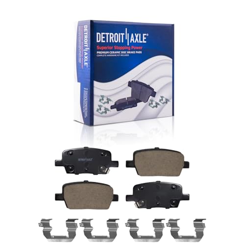 Detroit Axle - Drilled and Slotted Brake Kit for 2016-2017 Cadillac CT6 - size: 8PR53579/KIT