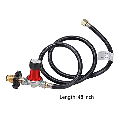 Stanbroil High Pressure Adjustable Regulator and 48-Inch Hose Assembly Kit - size: POL Connector with handwheel