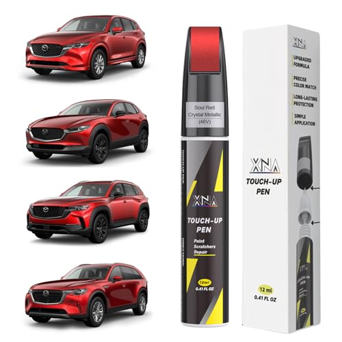 XNA Soul Red Crystal Metallic(46V) for Mazda Touch Up Paint - color: Soul Red Crystal Metallic(46V) for 2017-2025 CX-5/2020-2026 CX-30/2023-2026 CX-50/2025-2026 CX-70/2024-2026 CX-90/2018-2026 MAZDA3/2018-2025 MX-5 Miata/2025 MX-5 Miata/2018-2021 MAZDA6/2