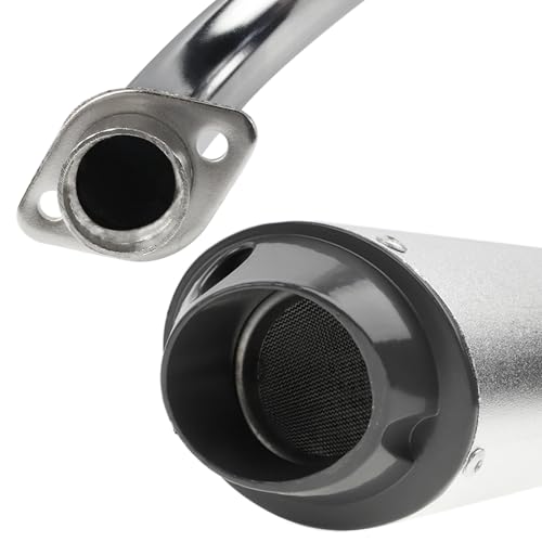 FLYPIG 28mm Muffler Exhaust Pipe kit Assembly fit 125cc 140cc 150cc