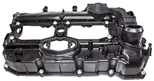Rein VCE0103 OE Replacement Valve Cover for Select BMW Vehicles with 2.0L 4-Cylinder Engine - with Gasket and Hardware, Multi