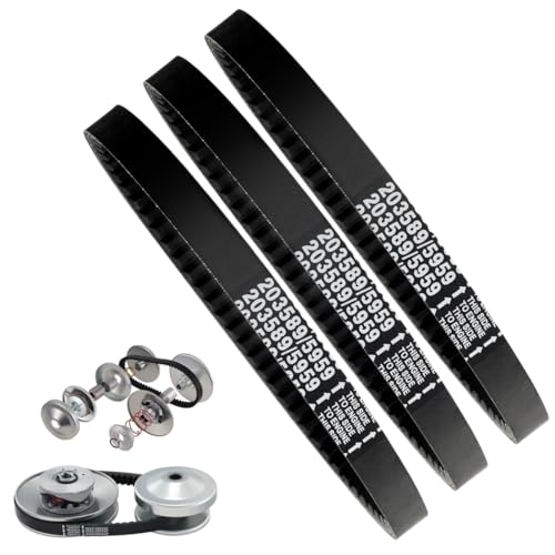 3pcs 30 Series Go Kart Drive Belt Replaces Manco 5959 / Comet 203589