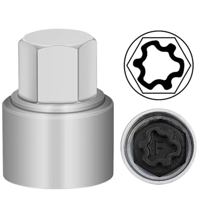 F Wheel Locking Nut Key for Audi, Socket OD 27mm - ID 25mm - size: Socket F