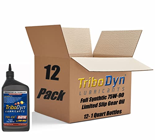 75W-90 Limited Slip Gear Oil with Friction Modifier - 12 Quarts - color: 75W-90, size: 12 Quart Case
