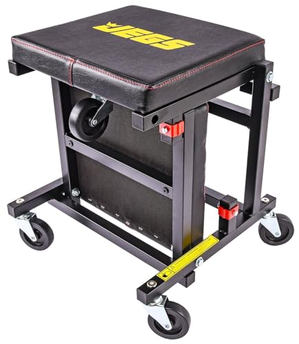 JEGS 2-in-1 Performance Mechanics Creeper Seat [330 lb. Capacity]