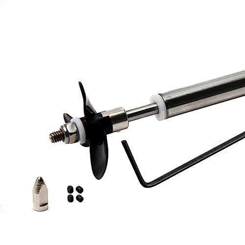 Fielect Drive Shaft w Propeller and Universal Joint for RC Boat, L250mm Shaft, L200mm Sleeve, D36mm Propeller, Fit for 2mm Motor Shaft - color: 2.00mm 25cm 20cm