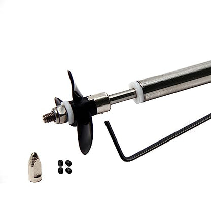 Fielect Drive Shaft w Propeller and Universal Joint for RC Boat, L250mm Shaft, L200mm Sleeve, D36mm Propeller, Fit for 2mm Motor Shaft - color: 2.00mm 25cm 20cm