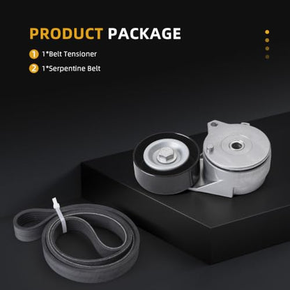 Serpentine Belt with Tensioner Kit #39369 119551KC0A 11955-1KC0A - size: 2013-2019 for Sentra