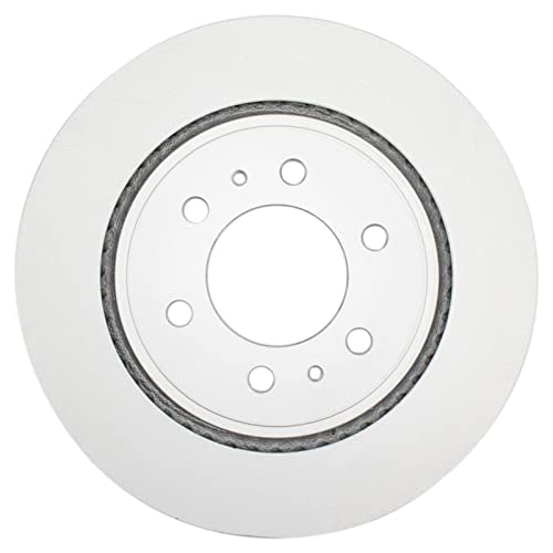 TRQ Front and Rear Brake Rotors Set Premium G-Coated - style: BRA15443