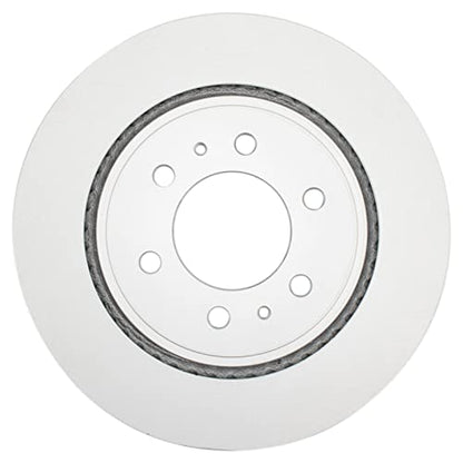 TRQ Front and Rear Brake Rotors Set Premium G-Coated - style: BRA15443