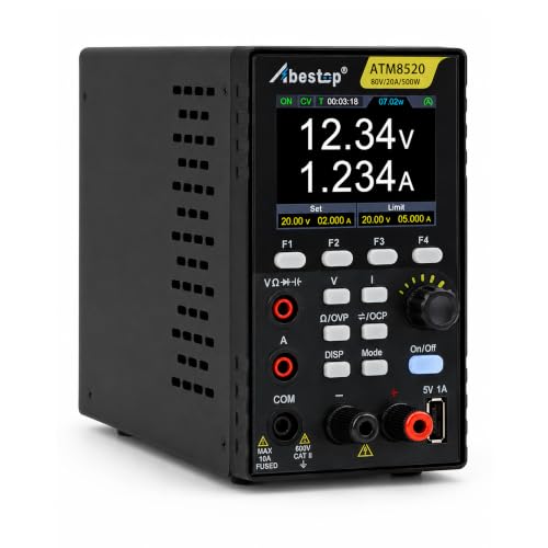 DC Power Supply Variable, 80V 20A 500W Programmable Power Supply Multimeter - size: ATM8520/80V/20A/500W