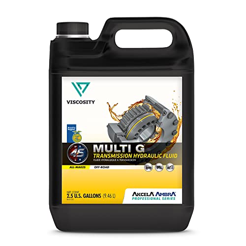 VISCOSITY Multi G Transmission Hydraulic Fluid - Compatible with Mahindra, McCormick Tractors - 2.5 Gallons - 77462NPYUS - size: 2.5 Gallon (Pack of 2)