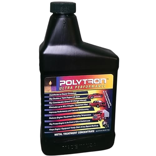 Polytron Metal Treatment Concentrate Oil Additive (MTC) 1/2 Qt (16oz/473ml) Bottle - Military Industrial Grade