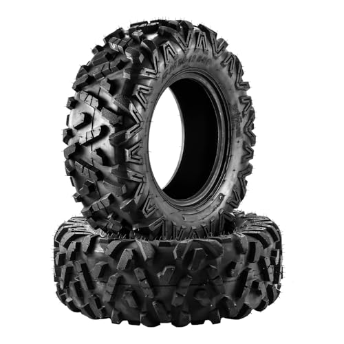 Torchbeam ATV UTV All-Terrain Tires 25x8-12,Go Kart Tire,6PR, Set 2 - color: 6 PR - 25x8-12 - 2x ATV Tires - Z-199-1, size: 25x8-12