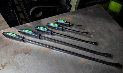 Mayhew Tools 61366GN Dominator Pry Bar, Green, 5-Piece Curved - color: Green, size: 5-Piece Curved