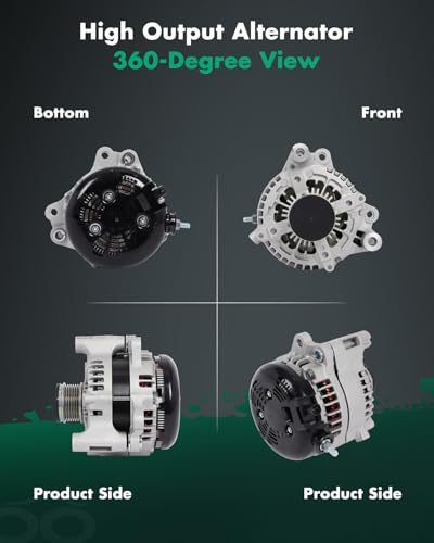 SCITOO 240A New Alternator V6 3.6L Fits for Jeep for Gladiator 2020-2023 - size: Small, style: 21025 Alternator