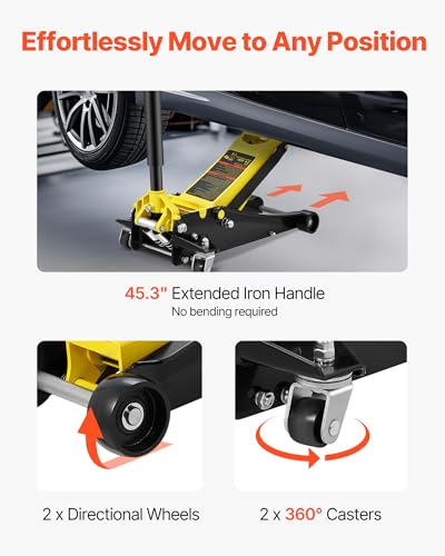 VEVOR 3 Ton Low Profile Floor Jack