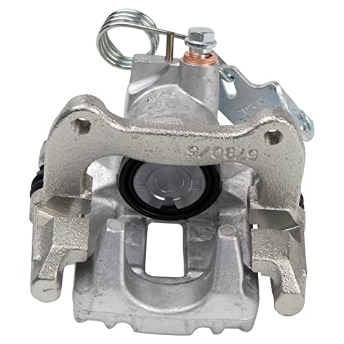 TRQ Rear Brake Caliper Set Zinc Coated Brackets Hardware - color: Replacement, size: CLA31946