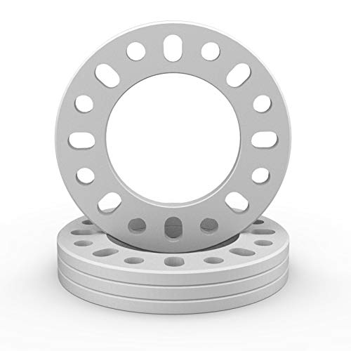 WHEEL CONNECT Light Truck Wheel Spacer,12mm Thickness(1/2inch),Fit 8 Bolt Pattern 8X6.5, 8X165.1, 8X170, 8X180, Cast Aluminum, Pack of 4. - size: 8x165.1/8x170/8x180 - 12mm(1/2inch)