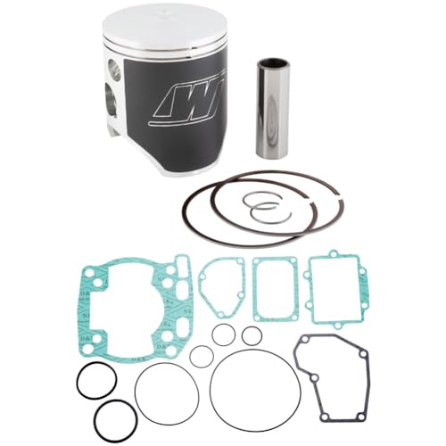 TUSK Complete Top End Rebuild Kit Pro-Lite Standard (66.4 mm) Wiseco Piston for Suzuki RM250 2000
