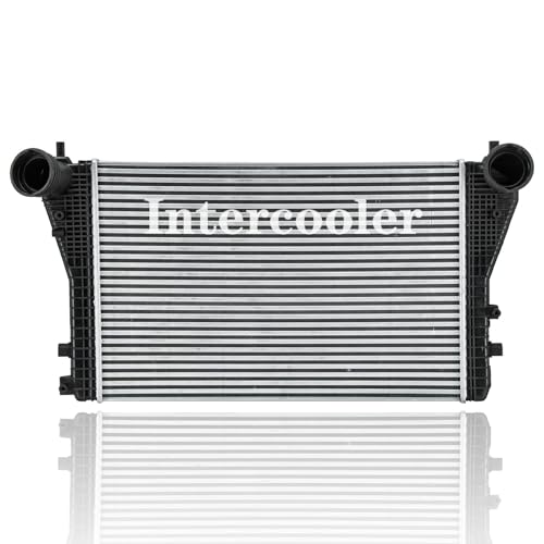Aluminum Core Turbo Intercooler for 2006-2016 Volkswagen Eos Intercooler GTI Jetta for 2006-2013 Audi A3 Quattro L4 2007 2008 2009 2010 2011 2012 2014 2015