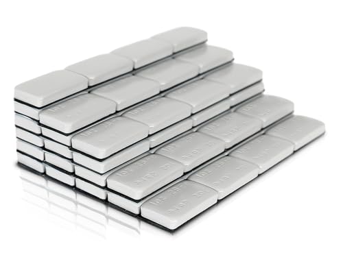 1oz Stick on Wheel Weights, Adhesive Tire Balancing Weights 144pcs - color: Grey