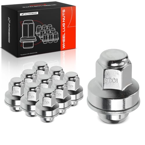 A-Premium Front or Rear M14-1.50 Wheel Lug Nuts, Set of 10 - style: 10PCS