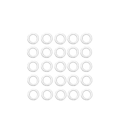 25pcs Transmission Fluid & 25pcs Rear Differential Oil Drain Plug Crush Washer Gasket Seal 18mm & 20mm Compatible with Honda Acura Civic Accord Odyssey CRV Pilot Replace 94109-2000 90471-PX4-000