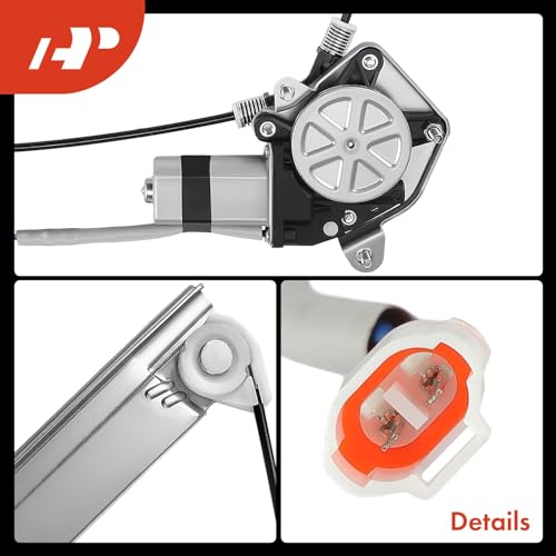 A-Premium Front Driver and Passenger Side Power Window Regulator with Motor - style: Front Driver+Passenger (LH+RH)