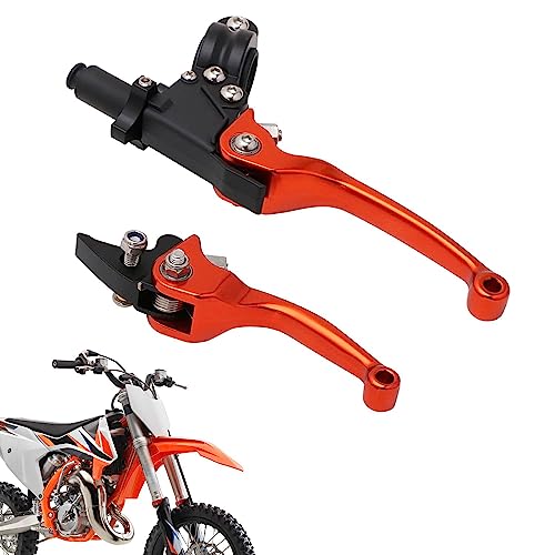 JFG RACING Dirt Bike Brake Clutch Lever 7/8" 22mm for CRF50 KLX SSR TTR 110 - color: Orange