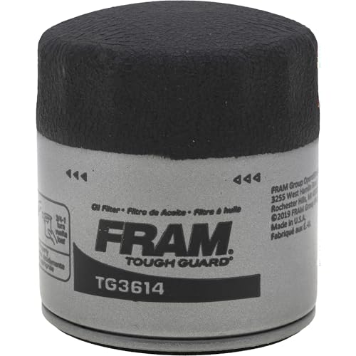 FRAM TG+ Replacement Oil Filter TG3614P, Designed for Interval Full-Flow Changes Lasting Up to 15K Miles for Select Vehicle Model Years - style: Tough Guard
