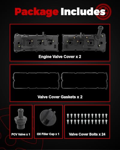 Engine Valve Covers Fit for 2005-2015 Armada, 2004-2015 Titan - size: 13264-ZE00A