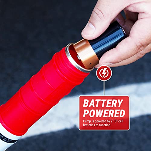 TERA PUMP Automatic Hand Fuel Transfer Pump, D Battery Powered - style: Basic Stick Pump (D)