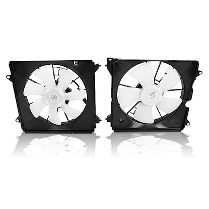 Pack of 2 Radiator Cooling Fan Assembly Compatible with Accord 2013-2017 - style: Accord 2013-2017
