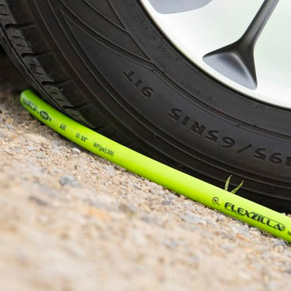 Flexzilla Air Compressor Hose, 1/4 in. x 25 ft., 1/4 in. MNPT Fittings, No-Kink, All Weather, Lightweight, Premium Hybrid Polymer, 300 PSI, ZillaGreen (Pack of 10) - size: 25ft (Pack of 10), style: 1/4"