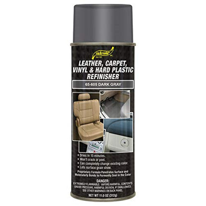 SM Arnold Refinishing Spray Paint for Interior Repair, Dark Gray, 11 Oz - color: Dark Gray