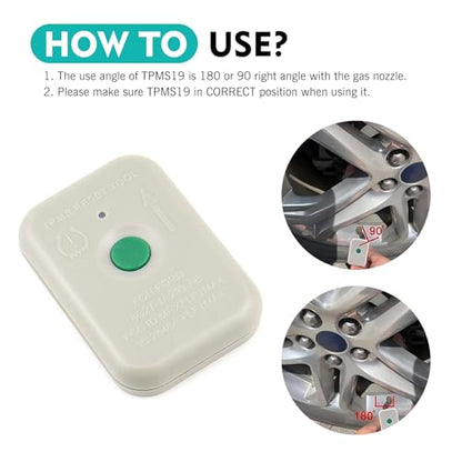 TPMS Programming Tool, TPMS19 Tire Pressure Sensor Reset Tool, Replacement for OEM 8C2T-1A203-AB, Compatible with Ford F-Series Lincoln Mazda