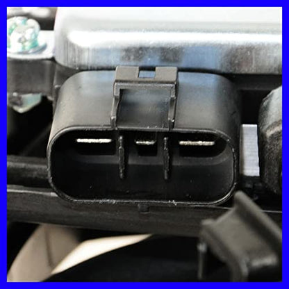 TRQ Radiator Dual Cooling Fan Assembly - style: RFA83380