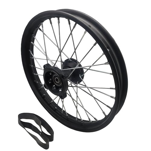 Beeking 1,40×14"（60/100-14)(15mm Bearing) Front Wheel Rim Hub for Motocross Off Road Dirt Pit Bike Fits 50cc-125cc dirt bike TTR SSR CRF Apollo.