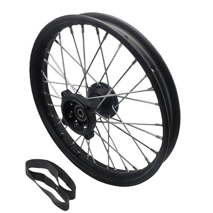 Beeking 1,40×14"（60/100-14)(15mm Bearing) Front Wheel Rim Hub for Motocross Off Road Dirt Pit Bike Fits 50cc-125cc dirt bike TTR SSR CRF Apollo.