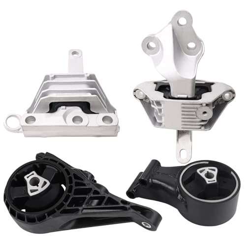 Engine Motor & Transmission Mount Compatible with 2012 2013 2014 2015 2016 2017 Verano 2.4L Auto Trans -OE: 3198 A5537 3194 A5501 3196 A5502 3226 A5510 - size: 2012 - 2017 Verano 2.4L