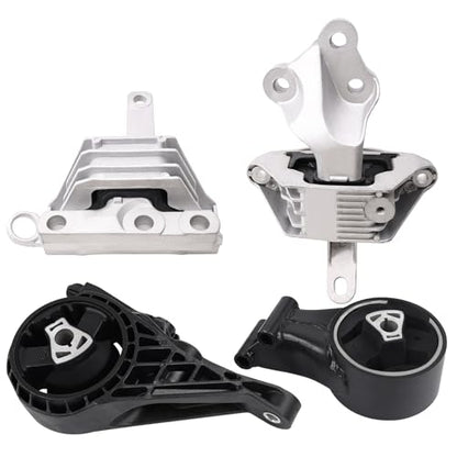 Engine Motor & Transmission Mount Compatible with 2012 2013 2014 2015 2016 2017 Verano 2.4L Auto Trans -OE: 3198 A5537 3194 A5501 3196 A5502 3226 A5510 - size: 2012 - 2017 Verano 2.4L